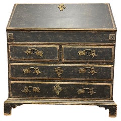 18th Century Swedish Rococo Slant Front Desk