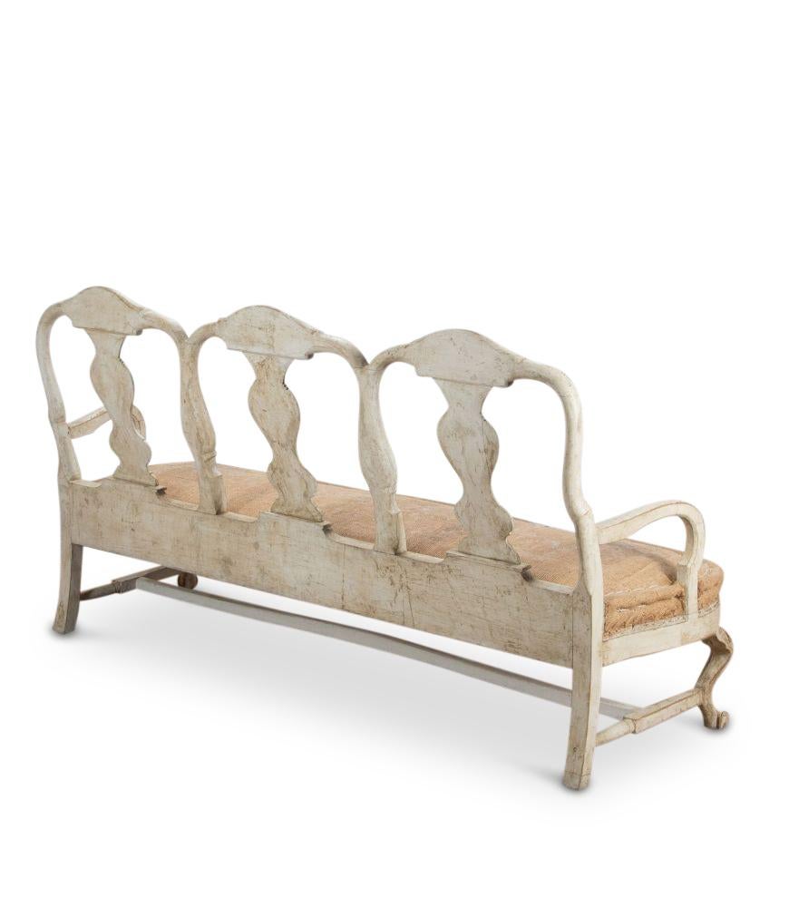 Rococo Canapé rococo suédois du 18ème siècle en vente