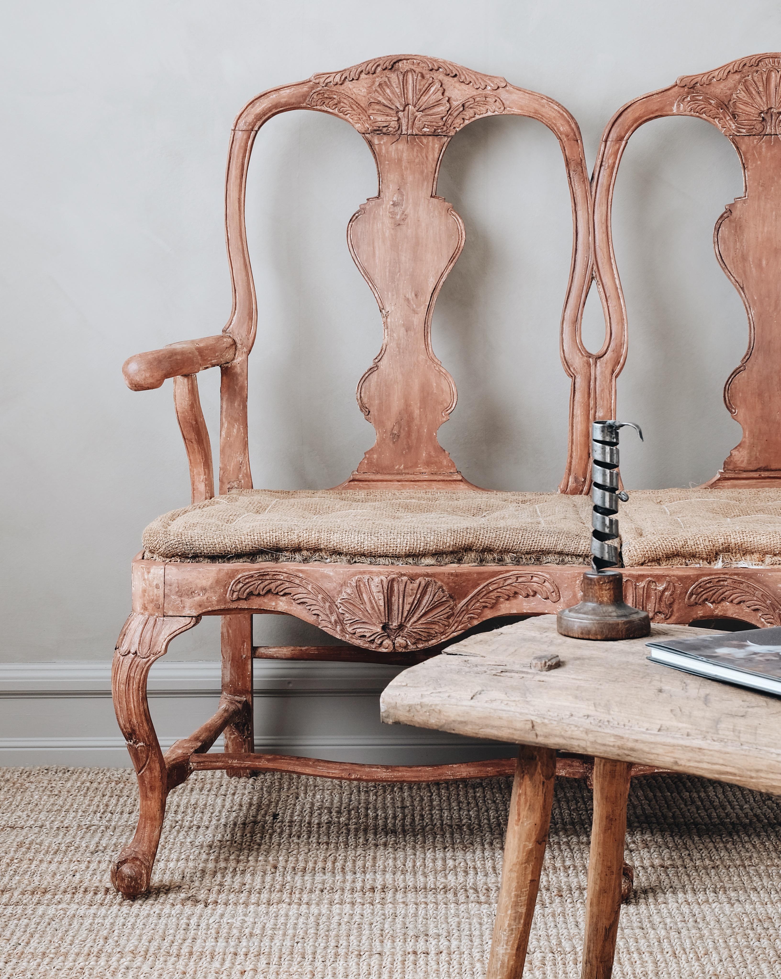 18th Century Swedish Rococo Sofa 2