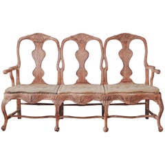 18th Century Swedish Rococo Sofa
