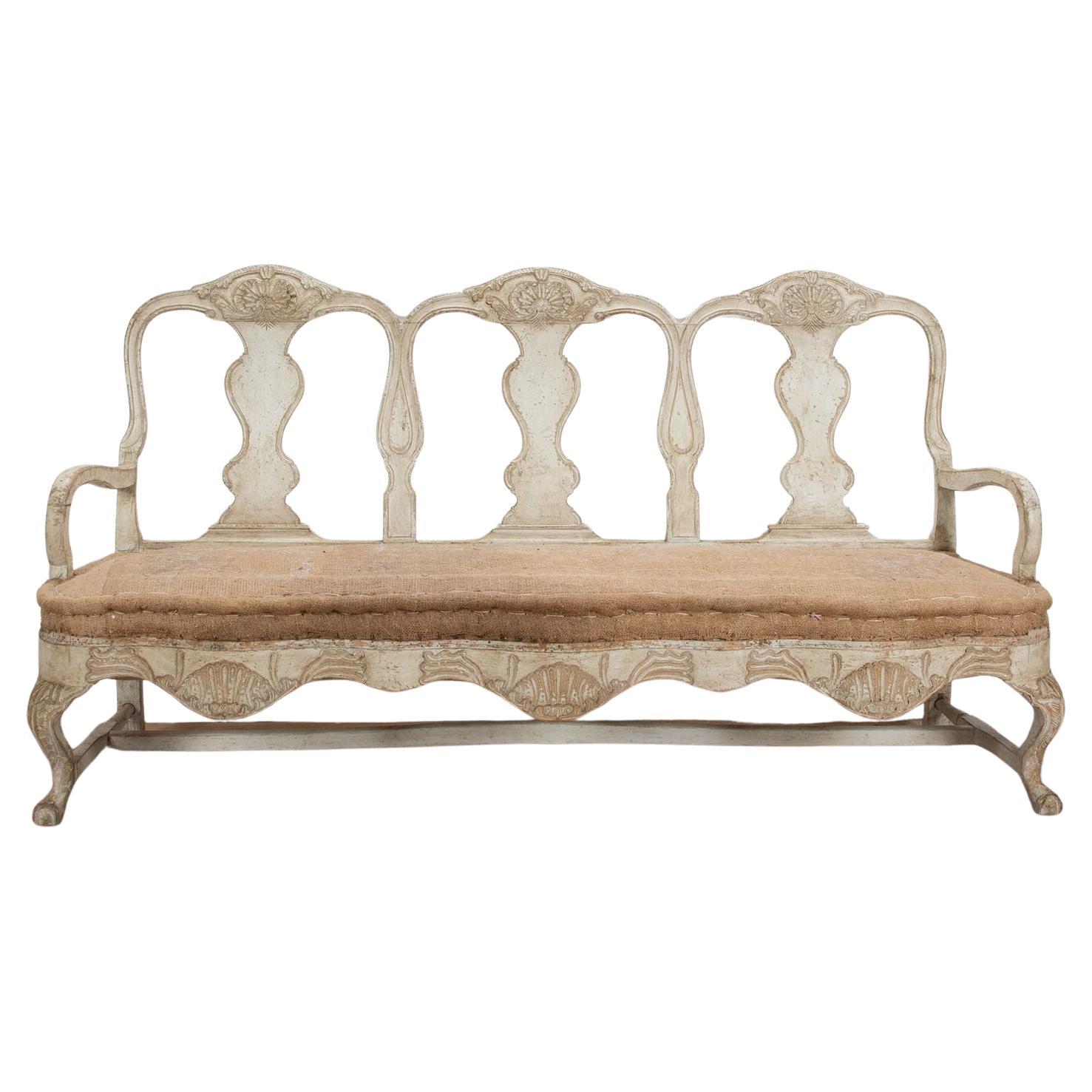 18th Century Swedish Rococo Sofa