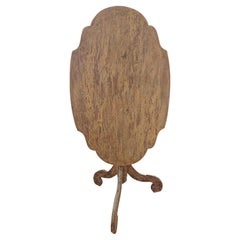 Mesa basculante rococó sueca del siglo XVIII Pintura original