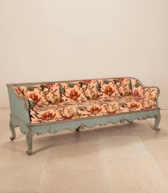 18th Century Swedish Rococo Tragsofa