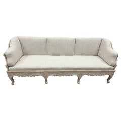 18th Century Swedish Rococo Tragsofa