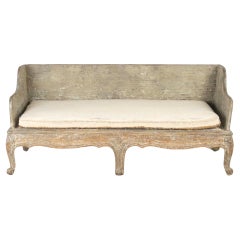 18th Century Swedish Rococo Tragsofa