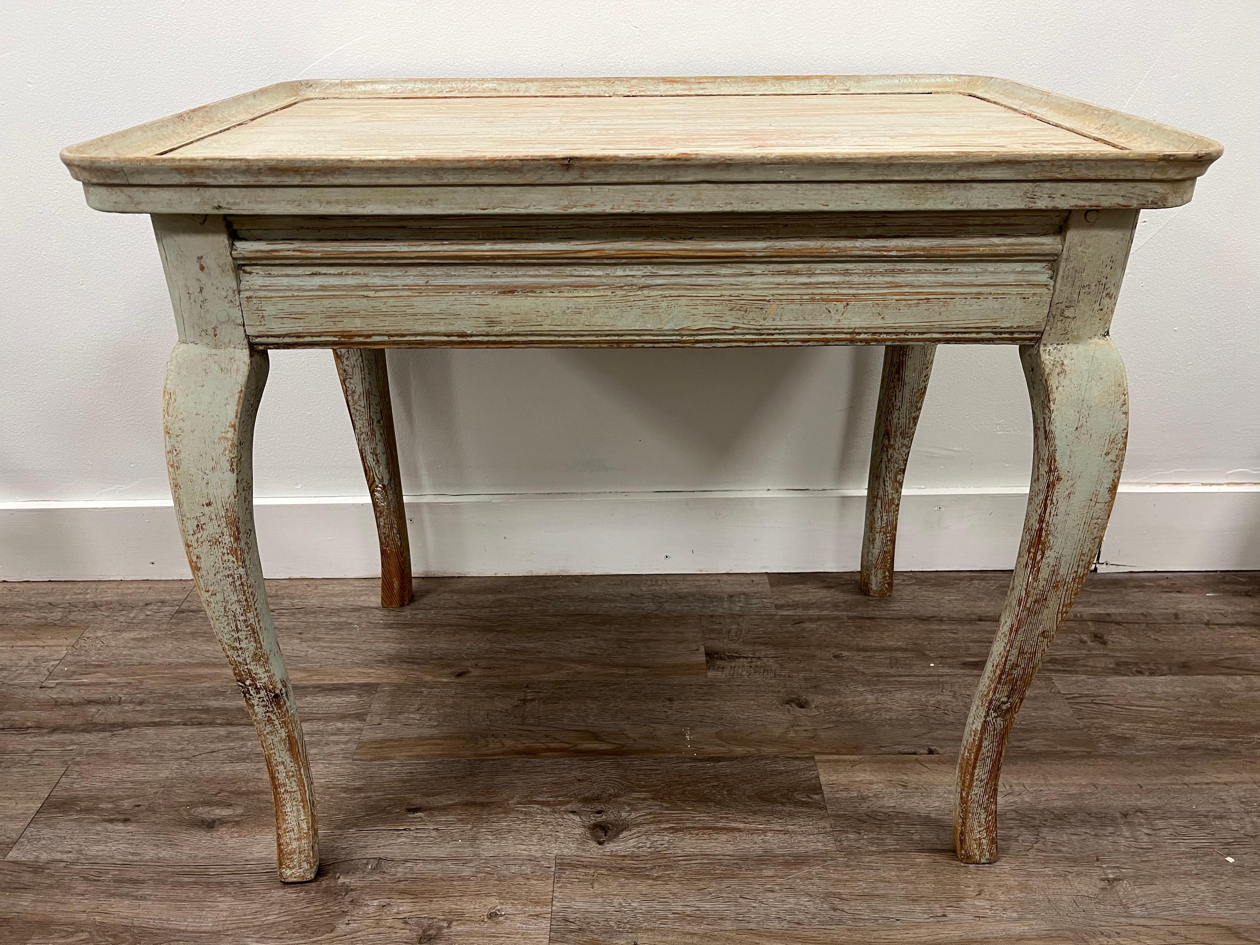 18th Century Swedish Rococo Tray Table For Sale 5