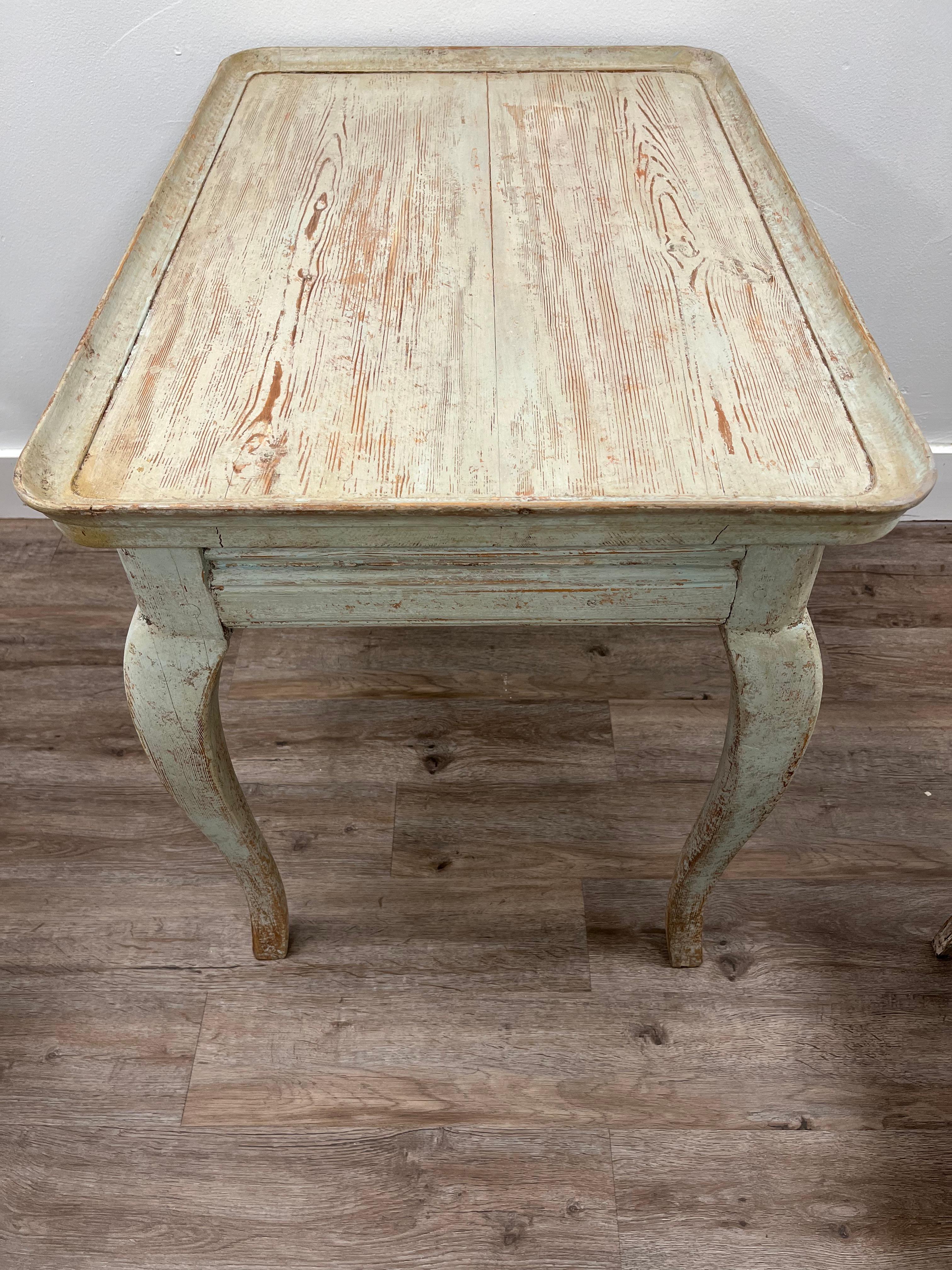 Table à plateau rococo suédoise du 18ème siècle en vente 3