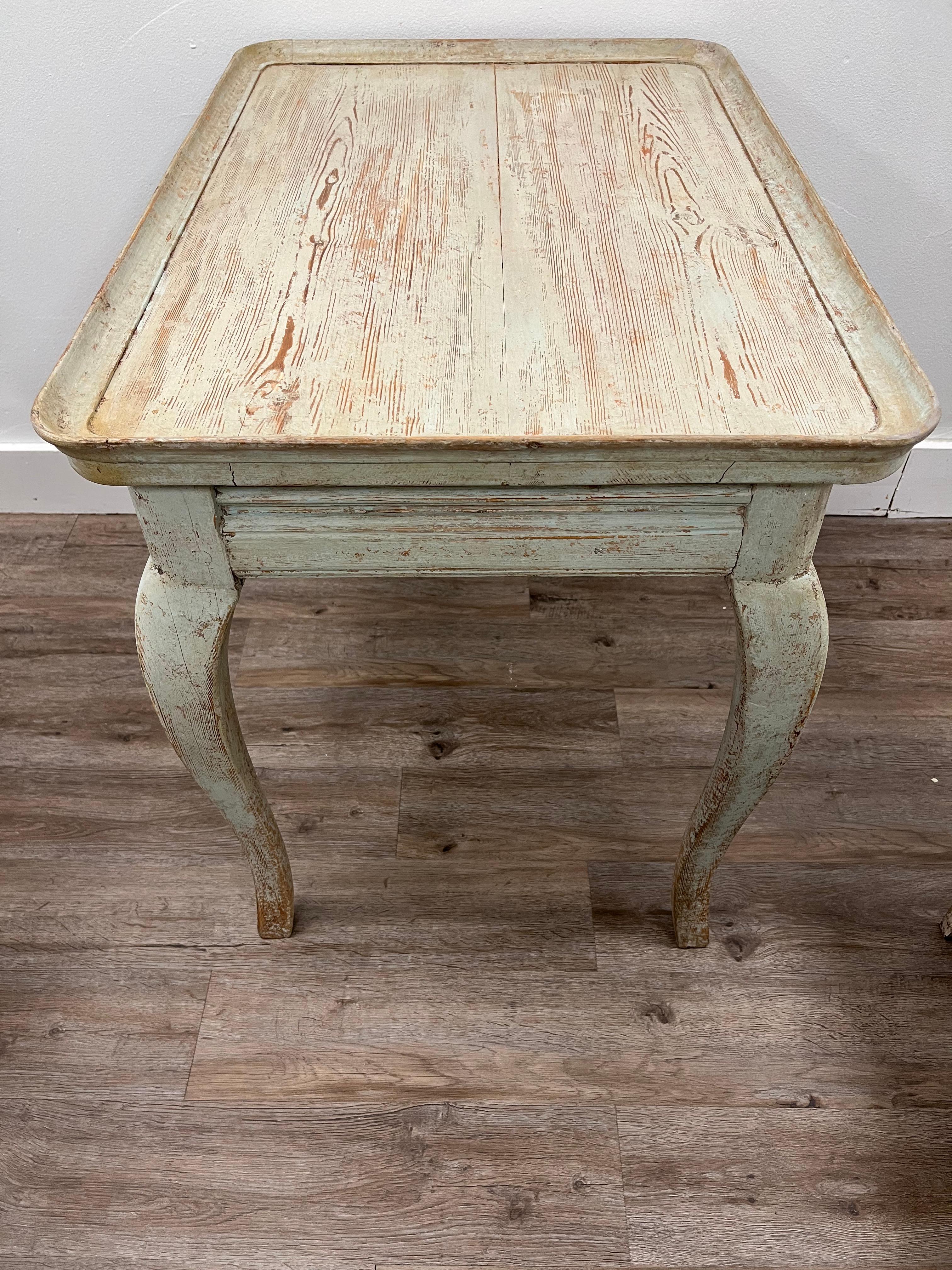 Table à plateau rococo suédoise du 18ème siècle en vente 4