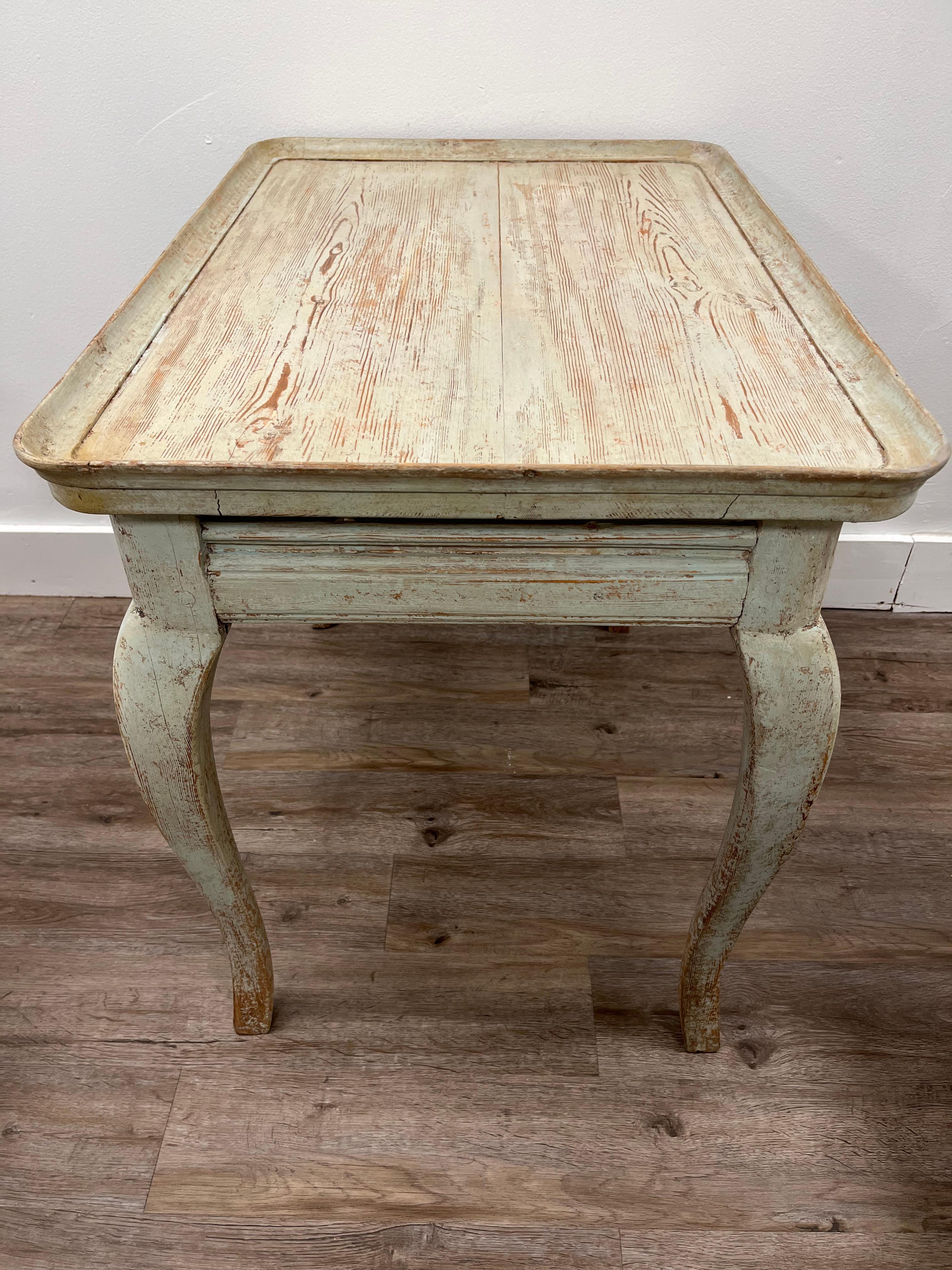 18th Century Swedish Rococo Tray Table For Sale 8