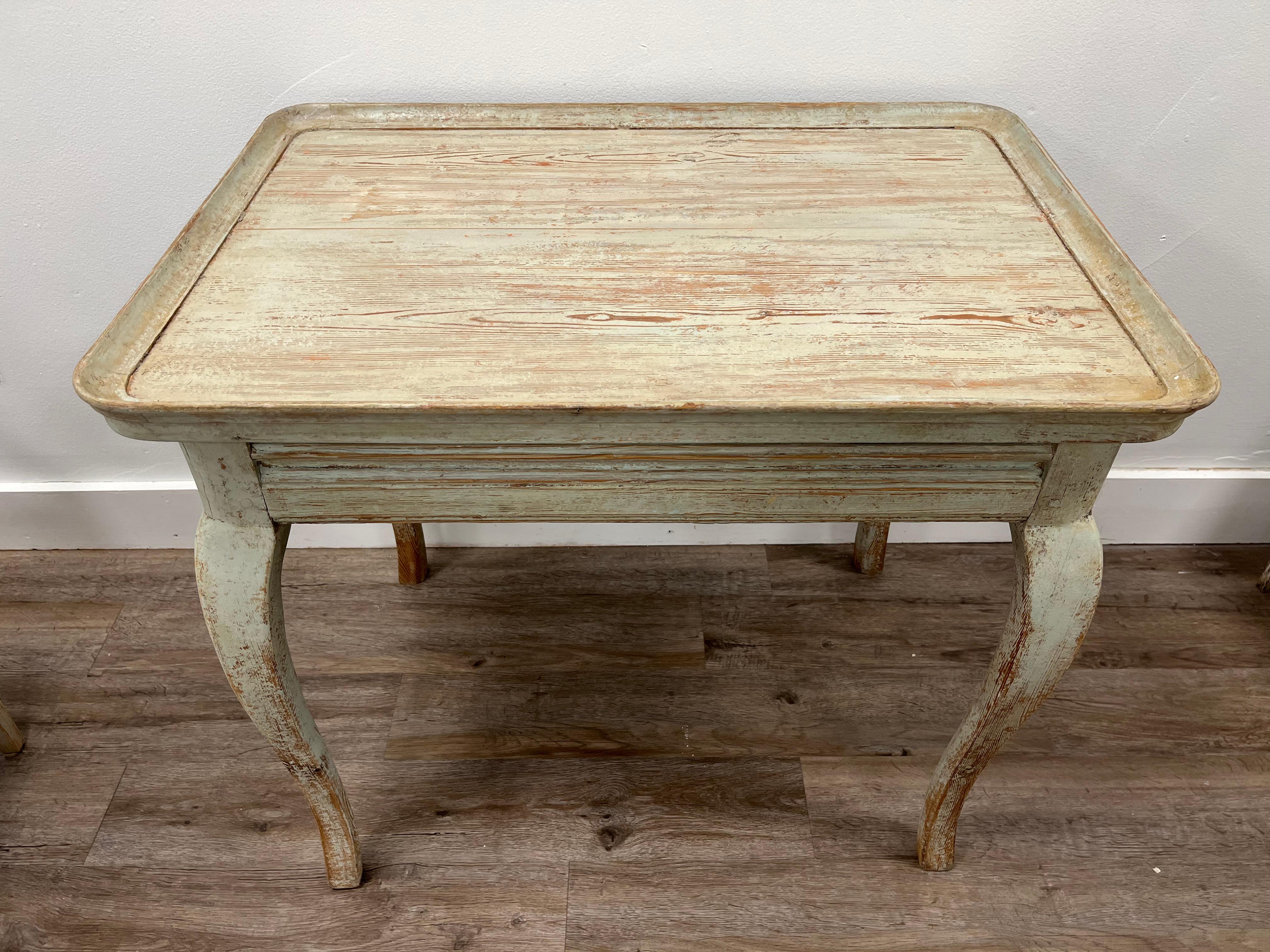 18th Century Swedish Rococo Tray Table For Sale 3