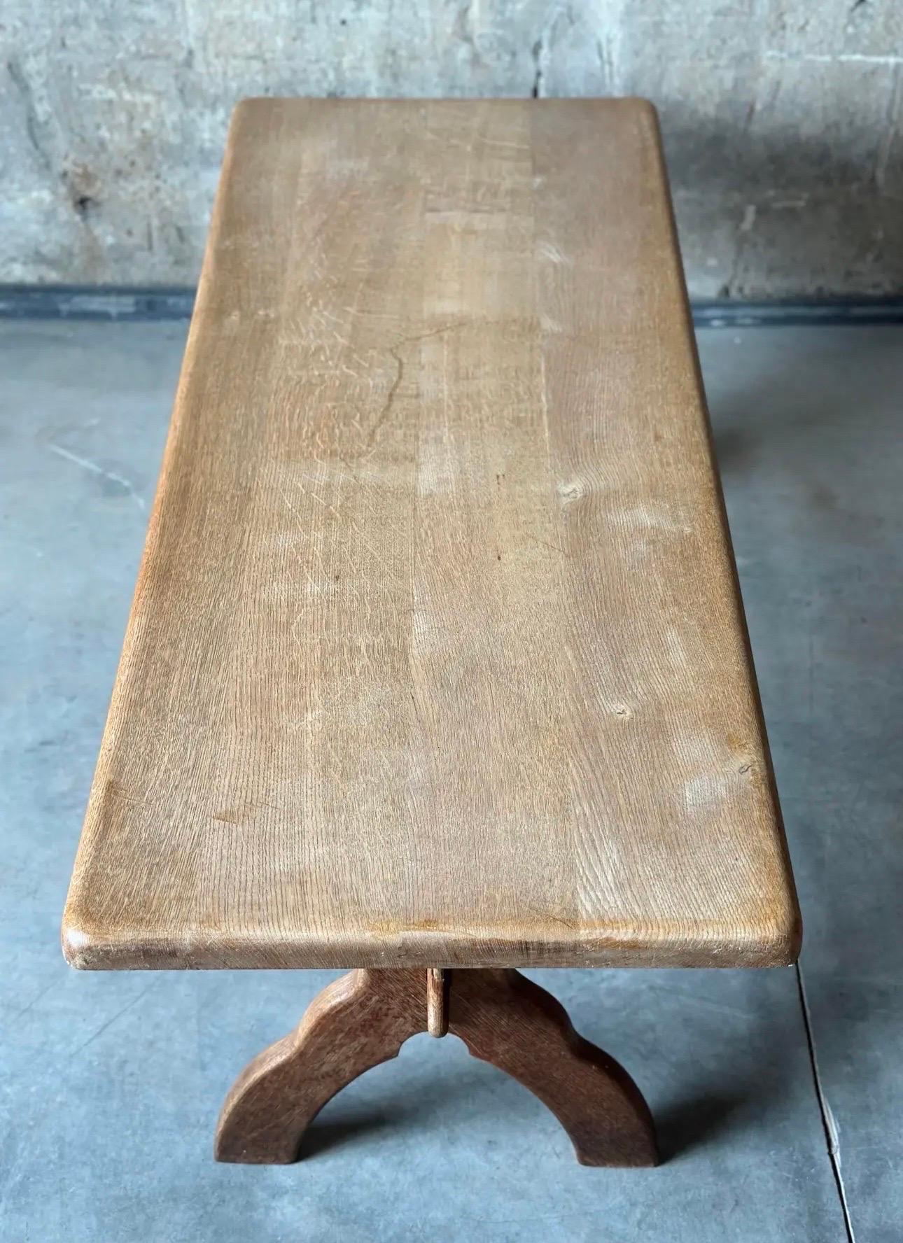18th Century Swedish Sawbuck Coffee Table In Good Condition In Hudson, NY
