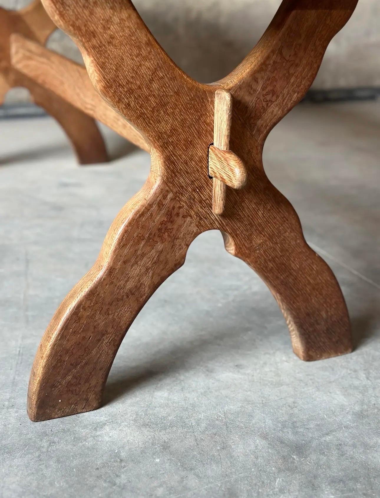 18th Century Swedish Sawbuck Coffee Table 1
