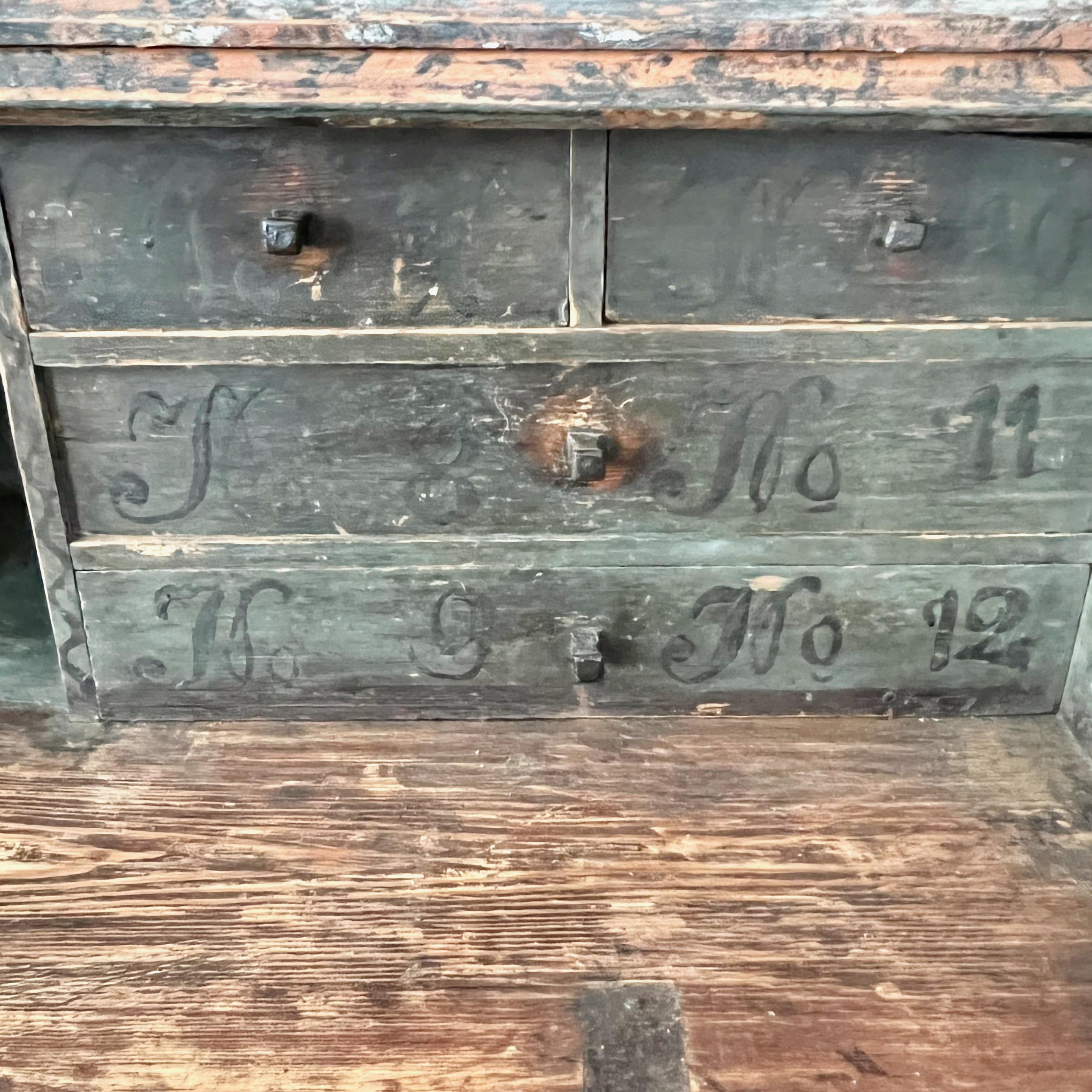 18th Century Swedish Secretaire Cabinet 8