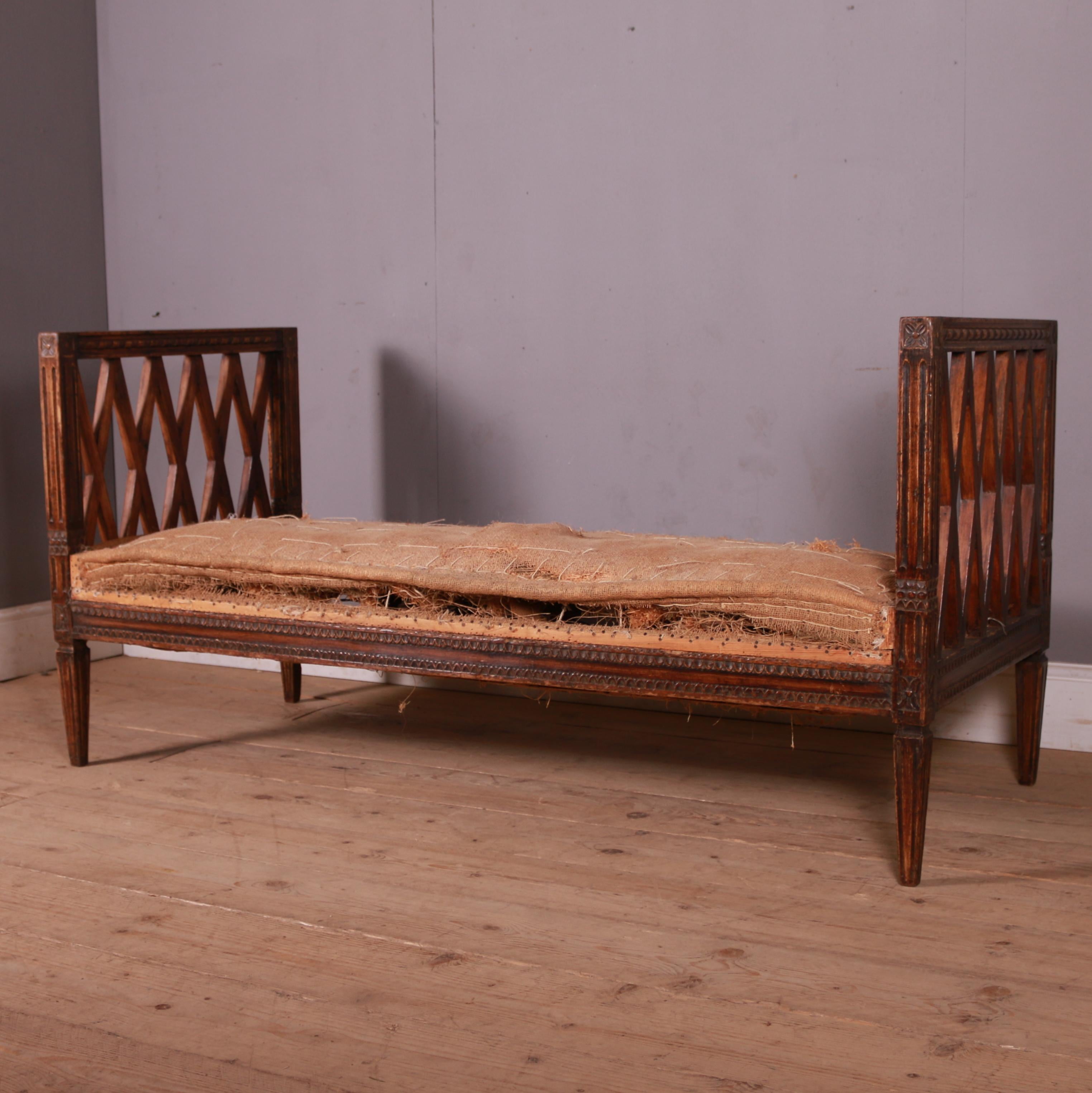Pine 18th Century Swedish Settle