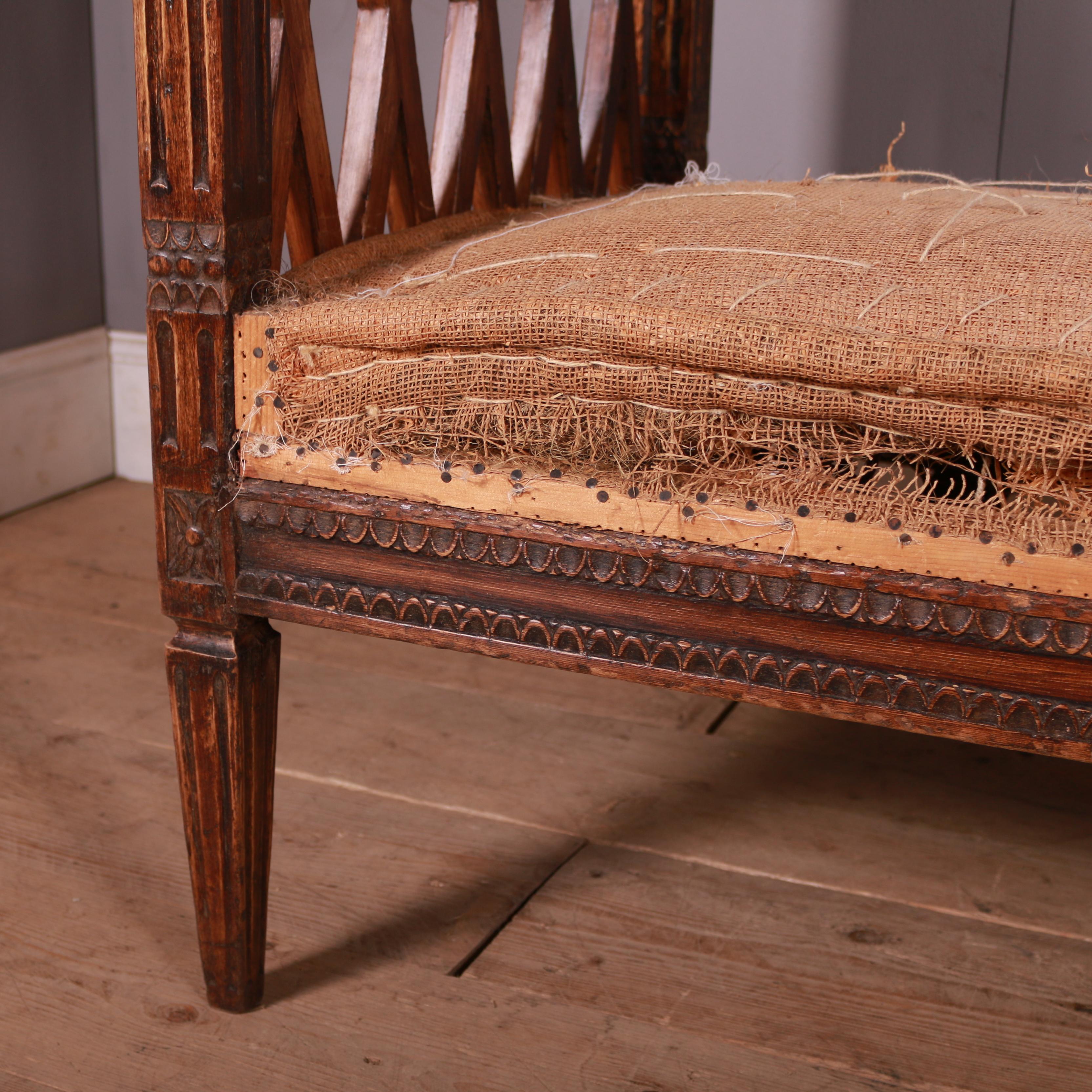 18th Century Swedish Settle 1