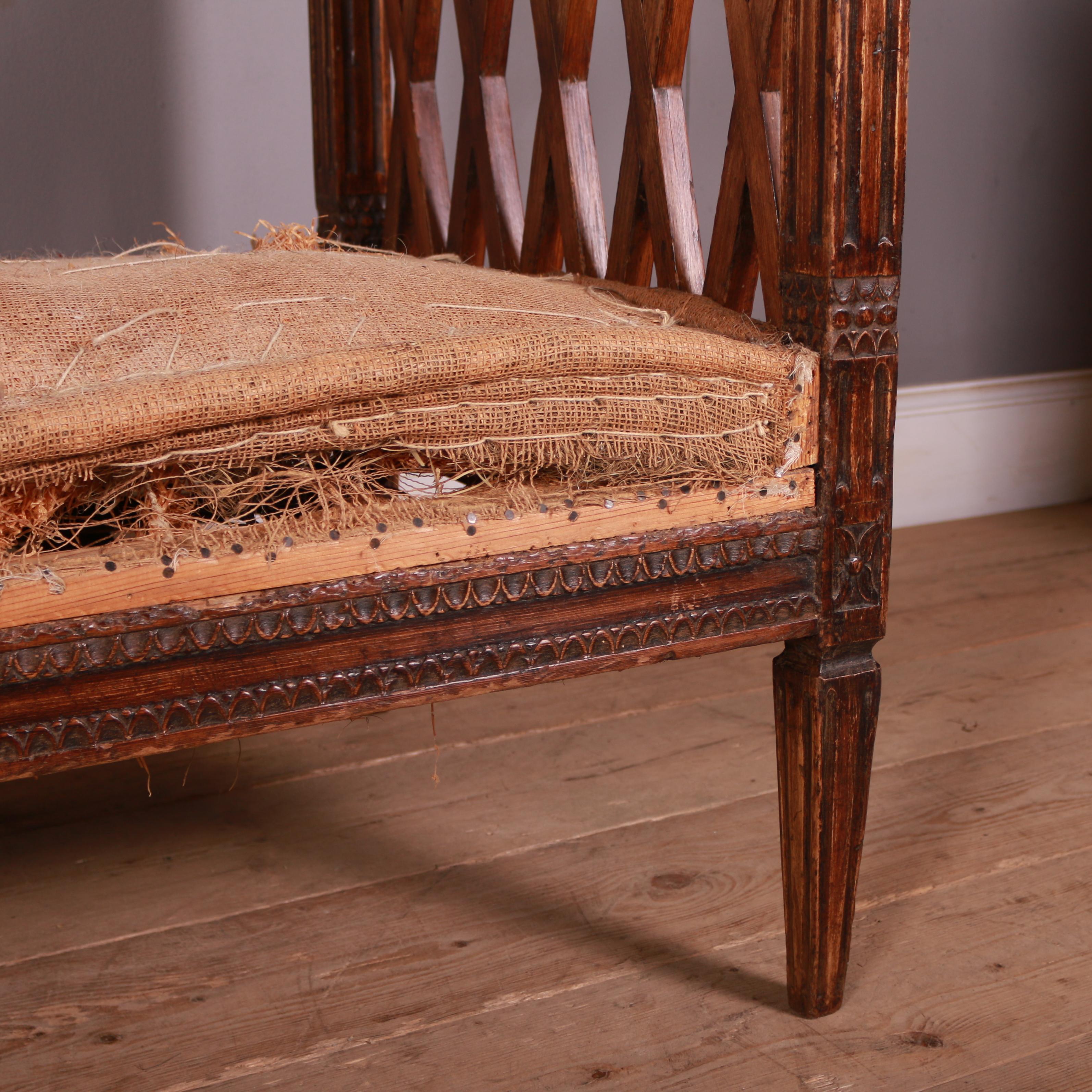 18th Century Swedish Settle 2