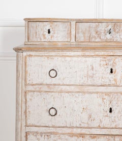 18th Century Swedish Three Drawer Commode
