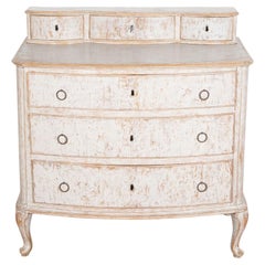 18th Century Swedish Three Drawer Commode
