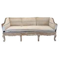 18th Century Swedish Trag Sofa with Cushions