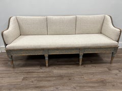 Tragsofa gustavien suédois du 18ème siècle