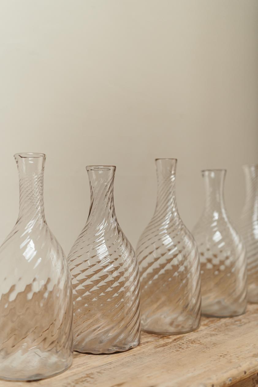 18th Century Swedish Twised Carafes 2