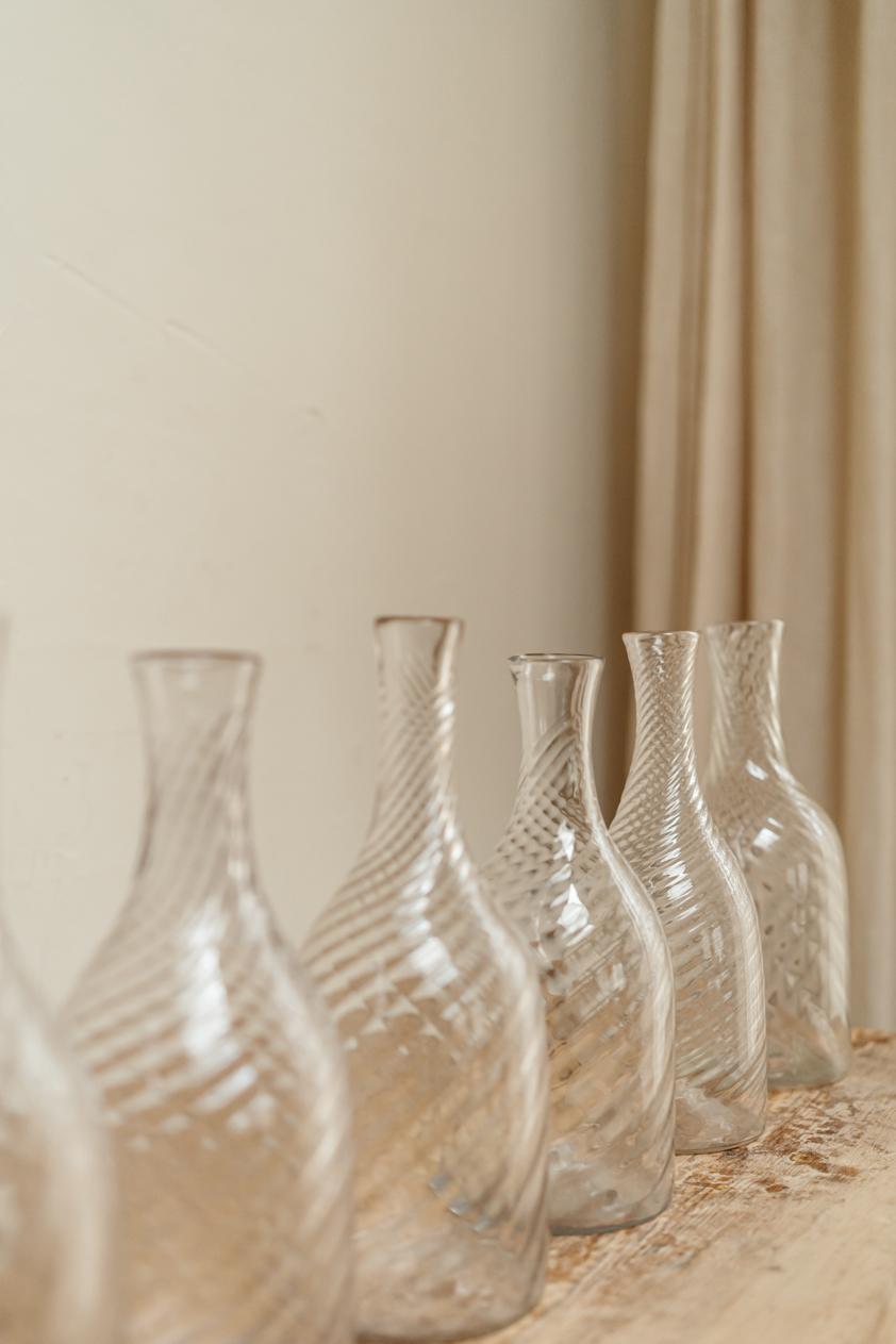 18th Century Swedish Twised Carafes 5
