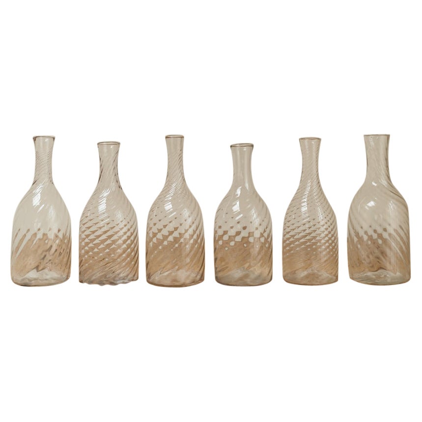 18th Century Swedish Twised Carafes