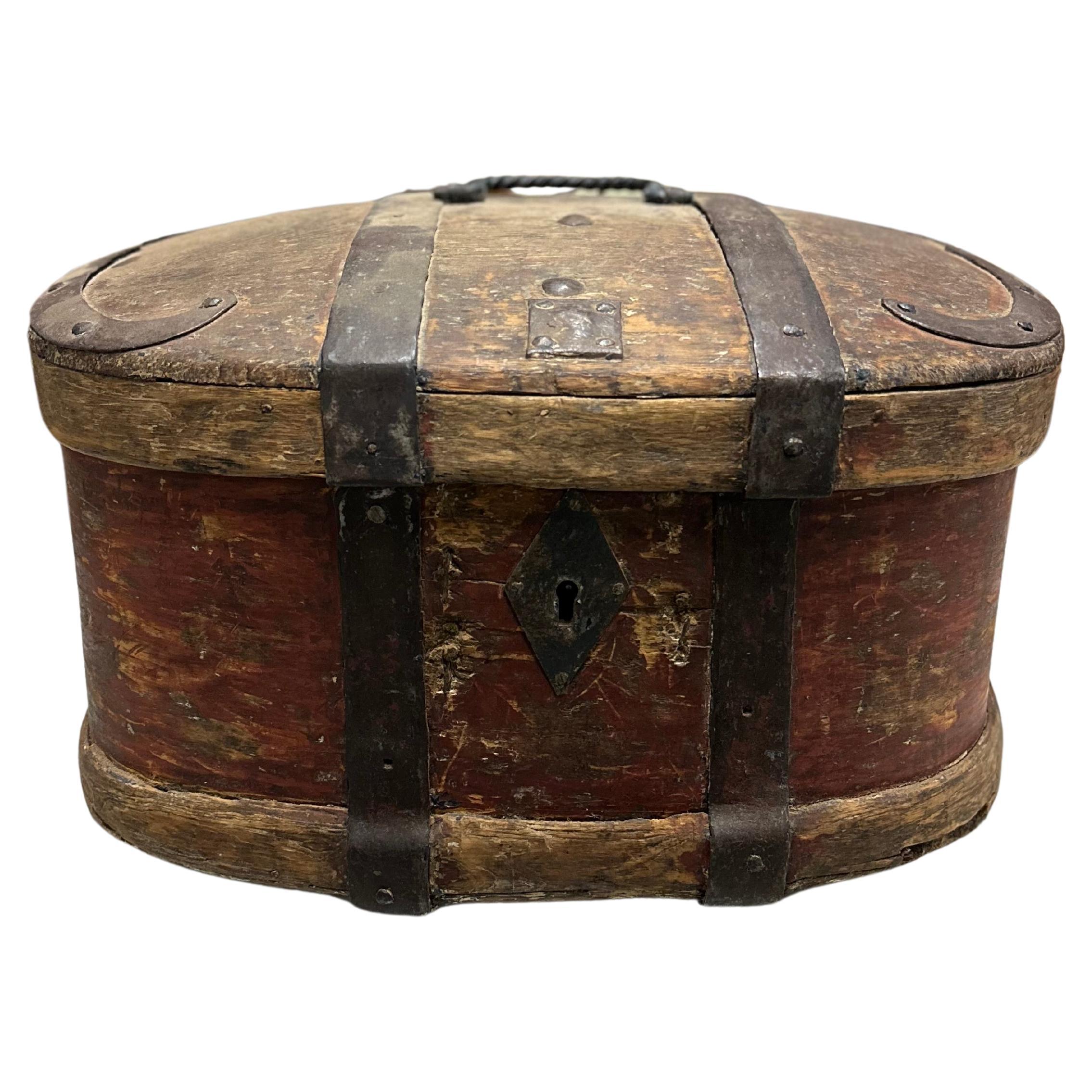 18th Century Swedish Wedding Box For Sale