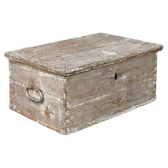 18th Century, Swedish Whitewashed Bible Box