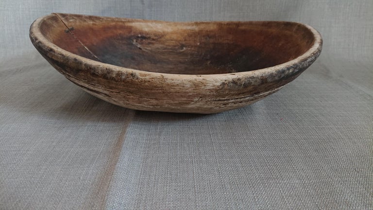 18th Century Swedish Wooden Bowl For Sale 11