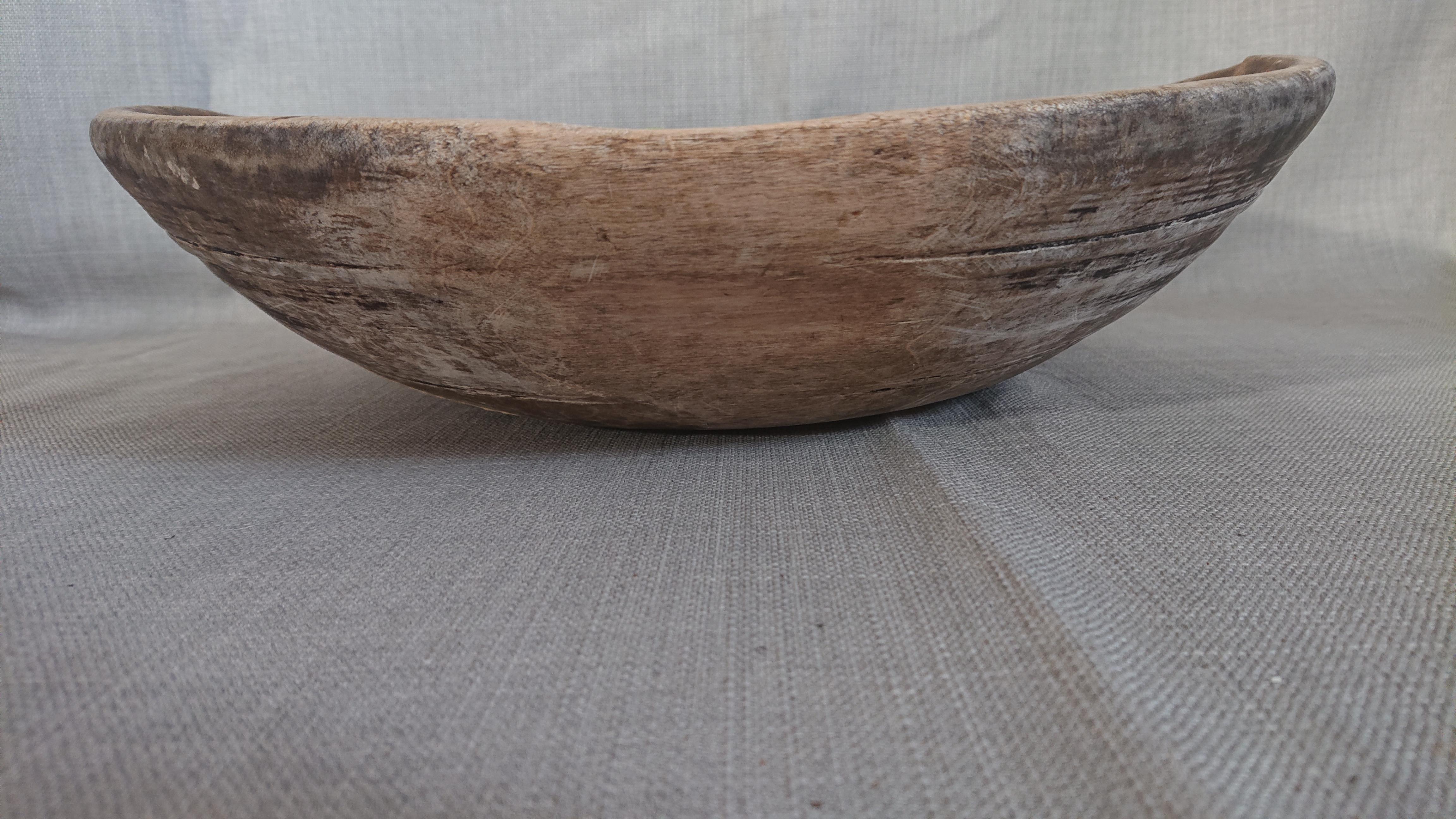 wooden oblong bowl