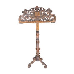 18th Century Swiss Antique Baroque Limewood Conductor’s Music Stand