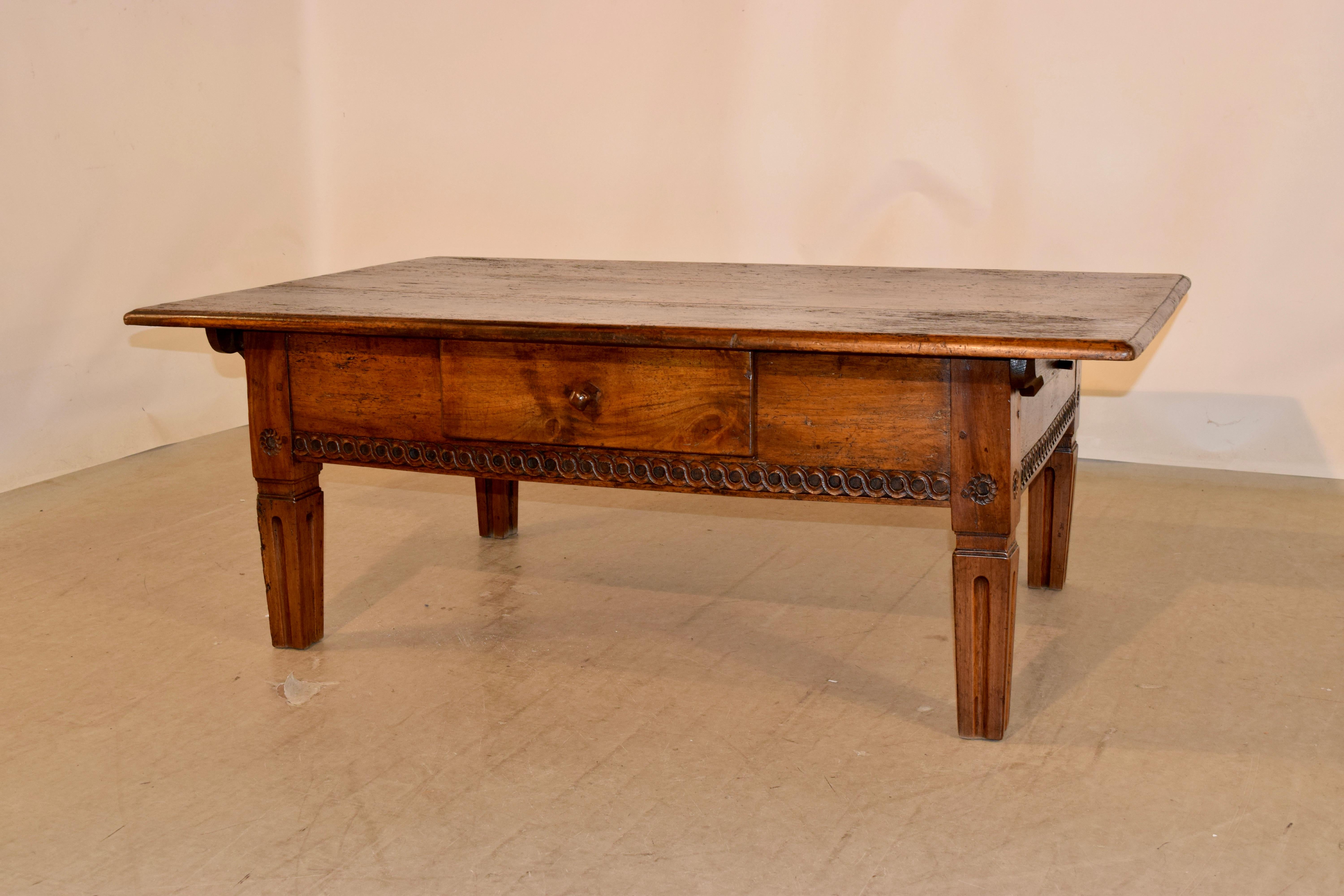 18th Century Swiss Coffee Table In Good Condition In High Point, NC