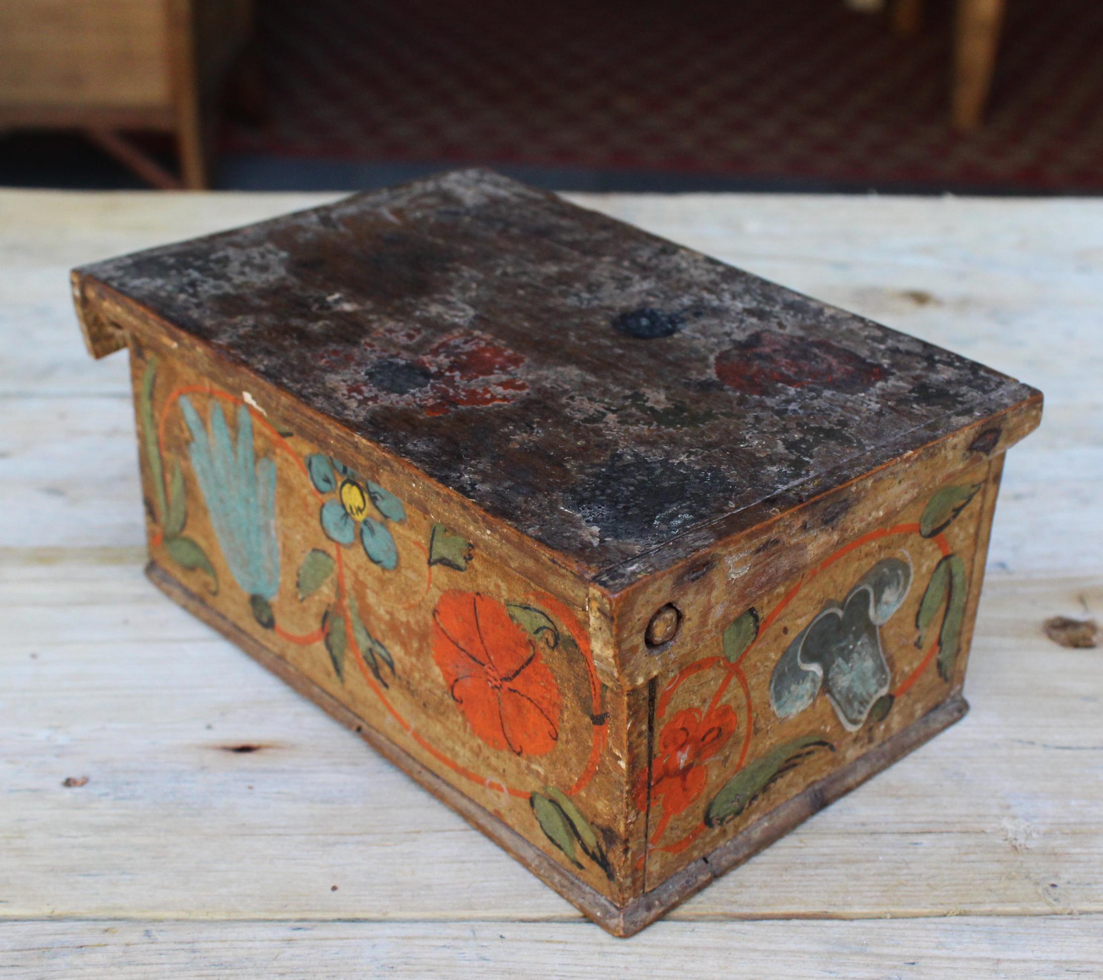 painted wood boxes