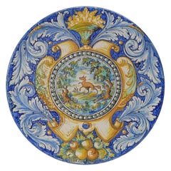 Antique 18th Century Talavera Faience/Majolica Charger