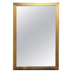 Grand miroir ancien doré Louis XVI du XVIIIe siècle