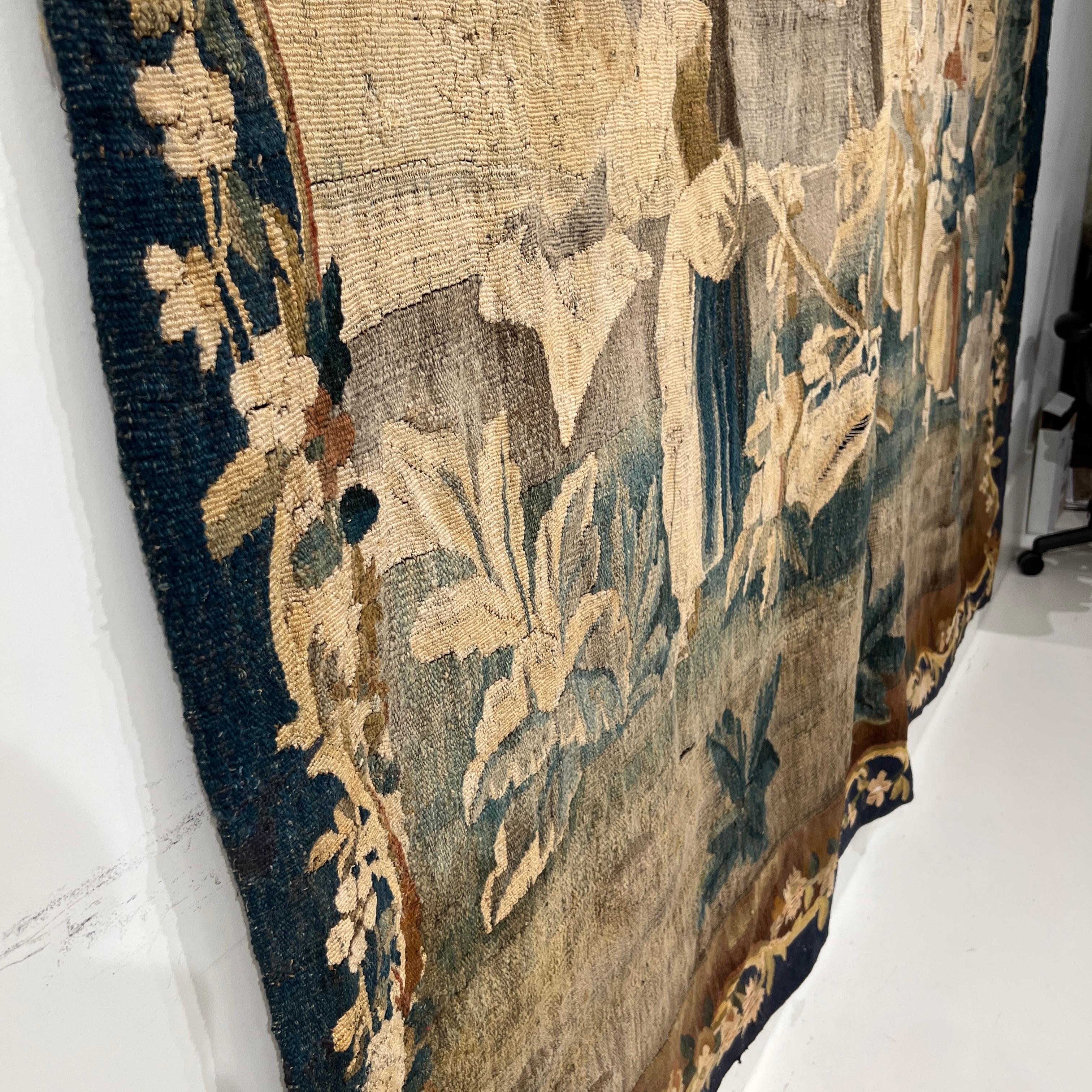 Wool 18th Century Tapestry For Sale
