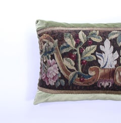 18th Century Tapestry Silk Pillow