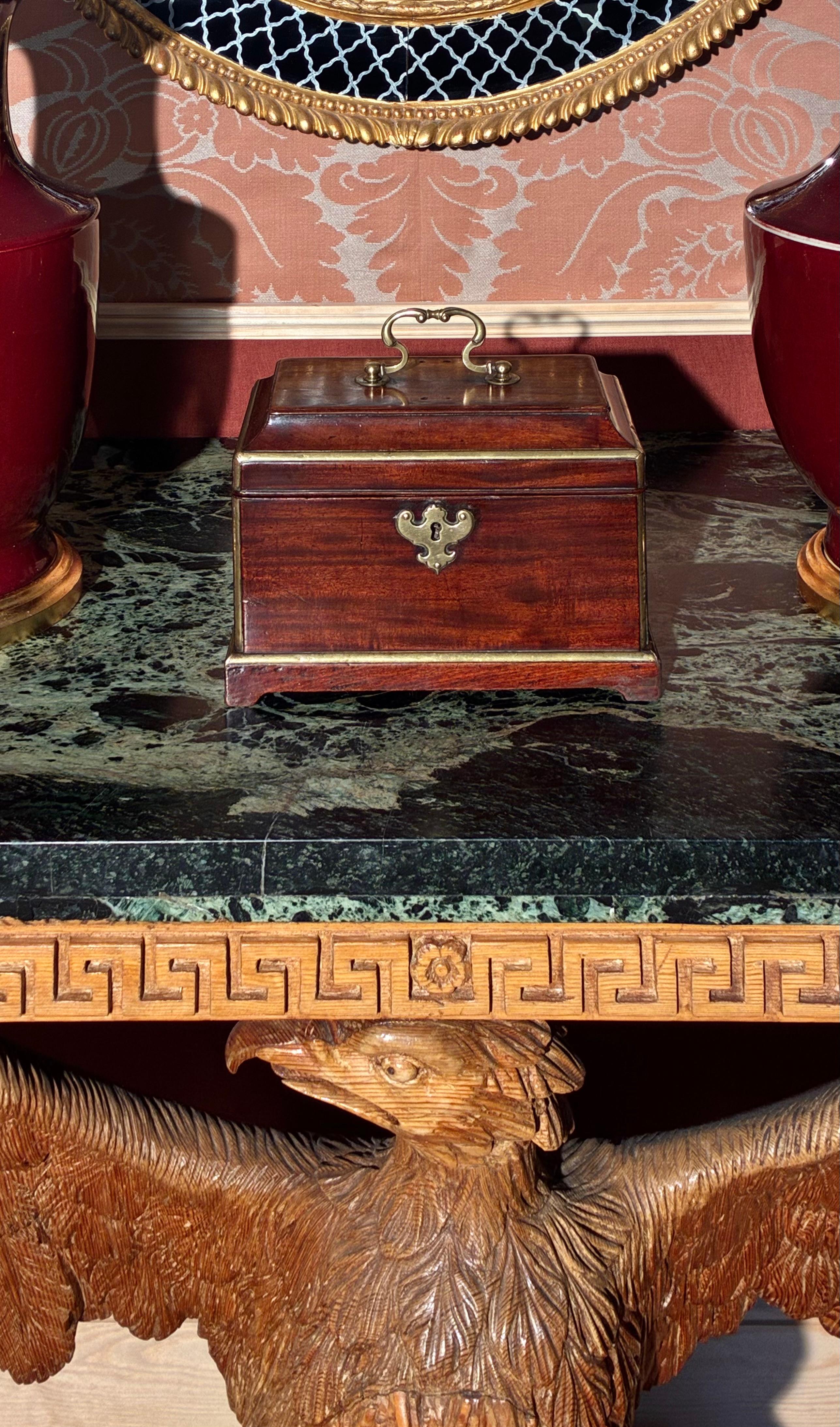 18th Century Tea Caddy, Attributed to Landall & Gordon For Sale 1