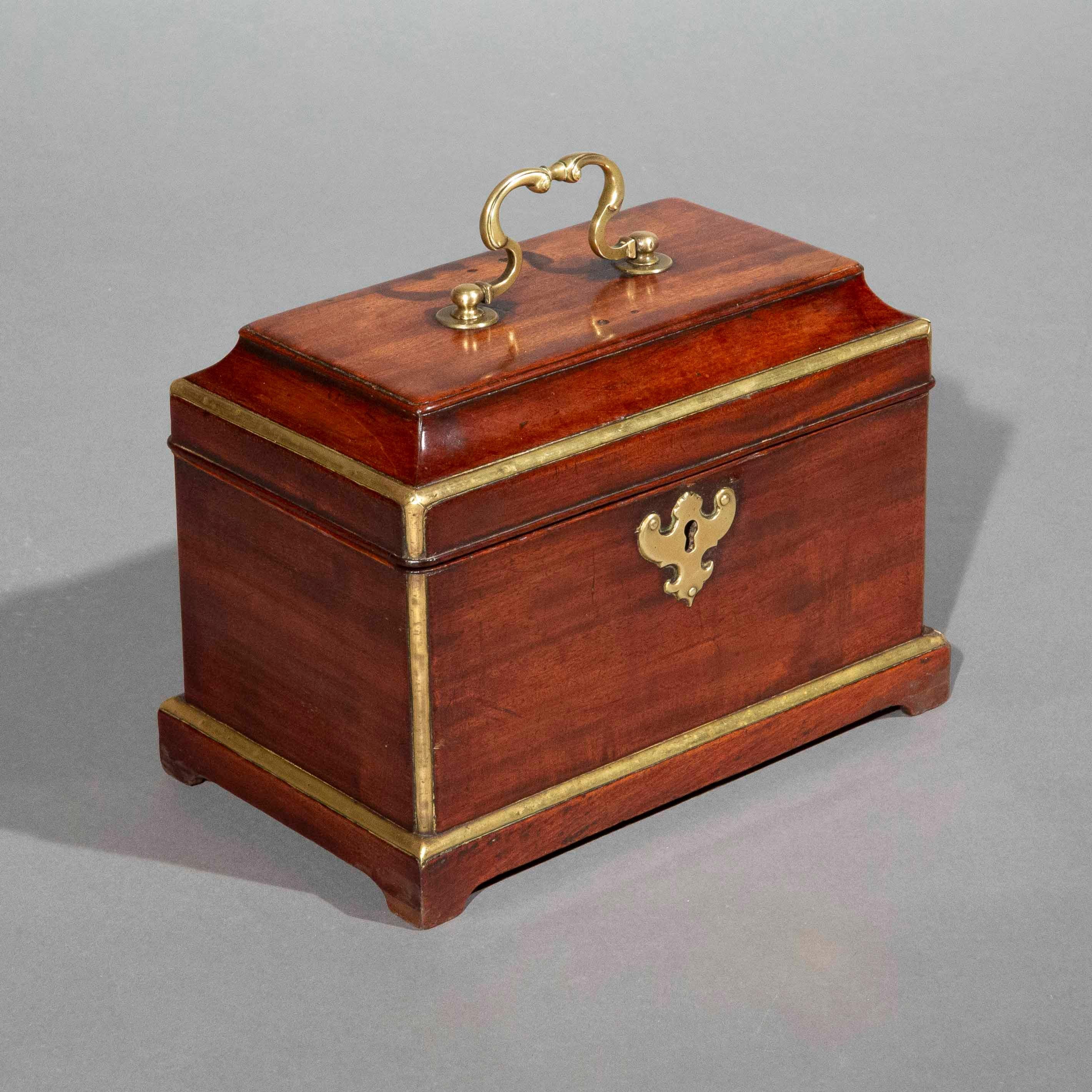 18th Century Tea Caddy, Attributed to Landall & Gordon For Sale 5
