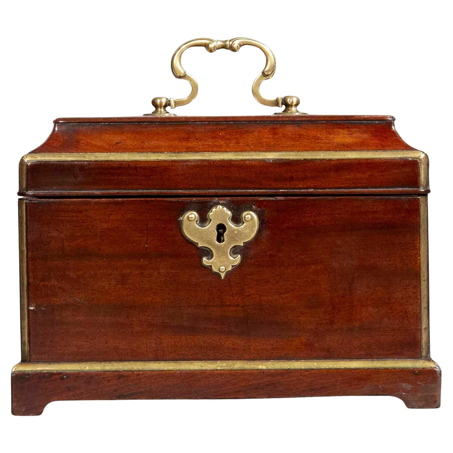 18th Century Tea Caddy, Attributed to Landall & Gordon For Sale