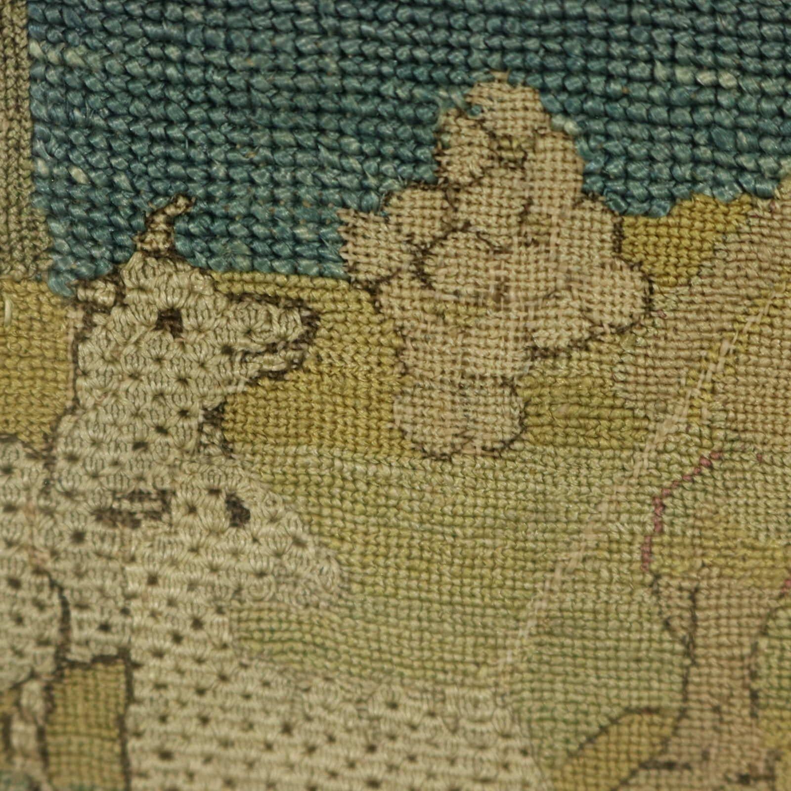 Image d'un berger brodée au Stitch by Stitch du 18e siècle en vente 4
