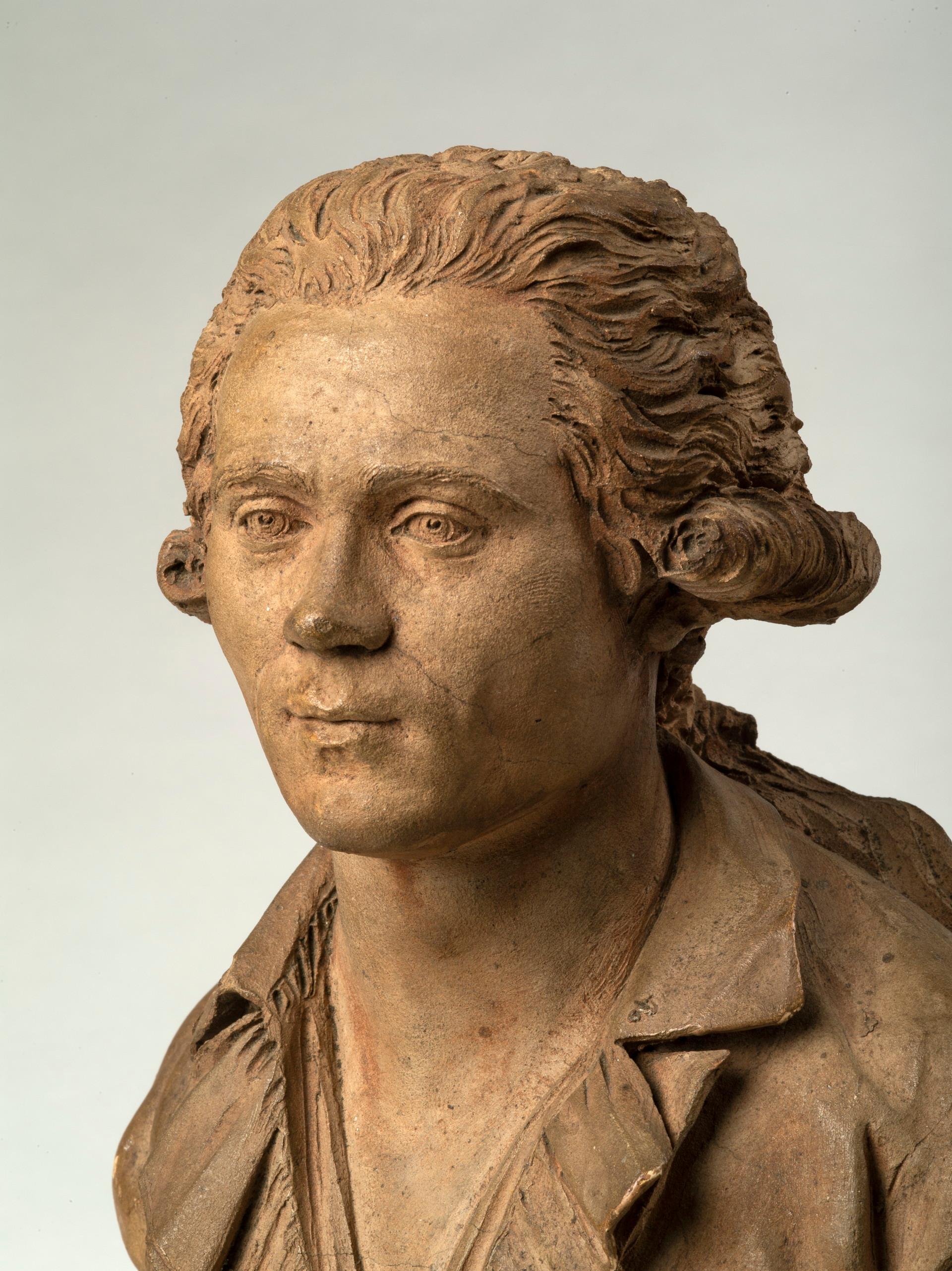 Neoclassical 18th Century Terracotta Bust of a Man