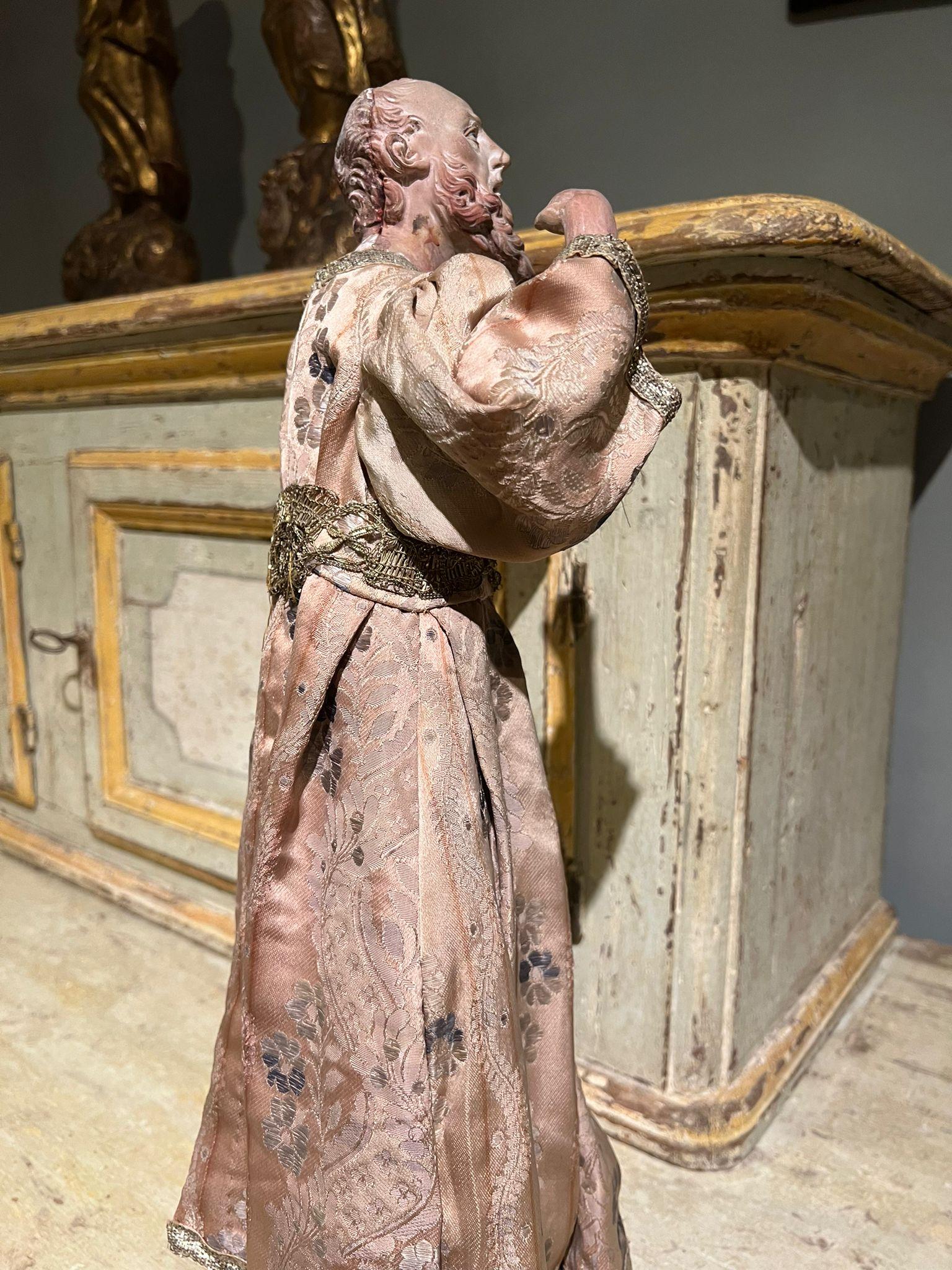 Terrakotta-Statue einer männlichen Figur aus dem 18. Jahrhundert im Angebot 4