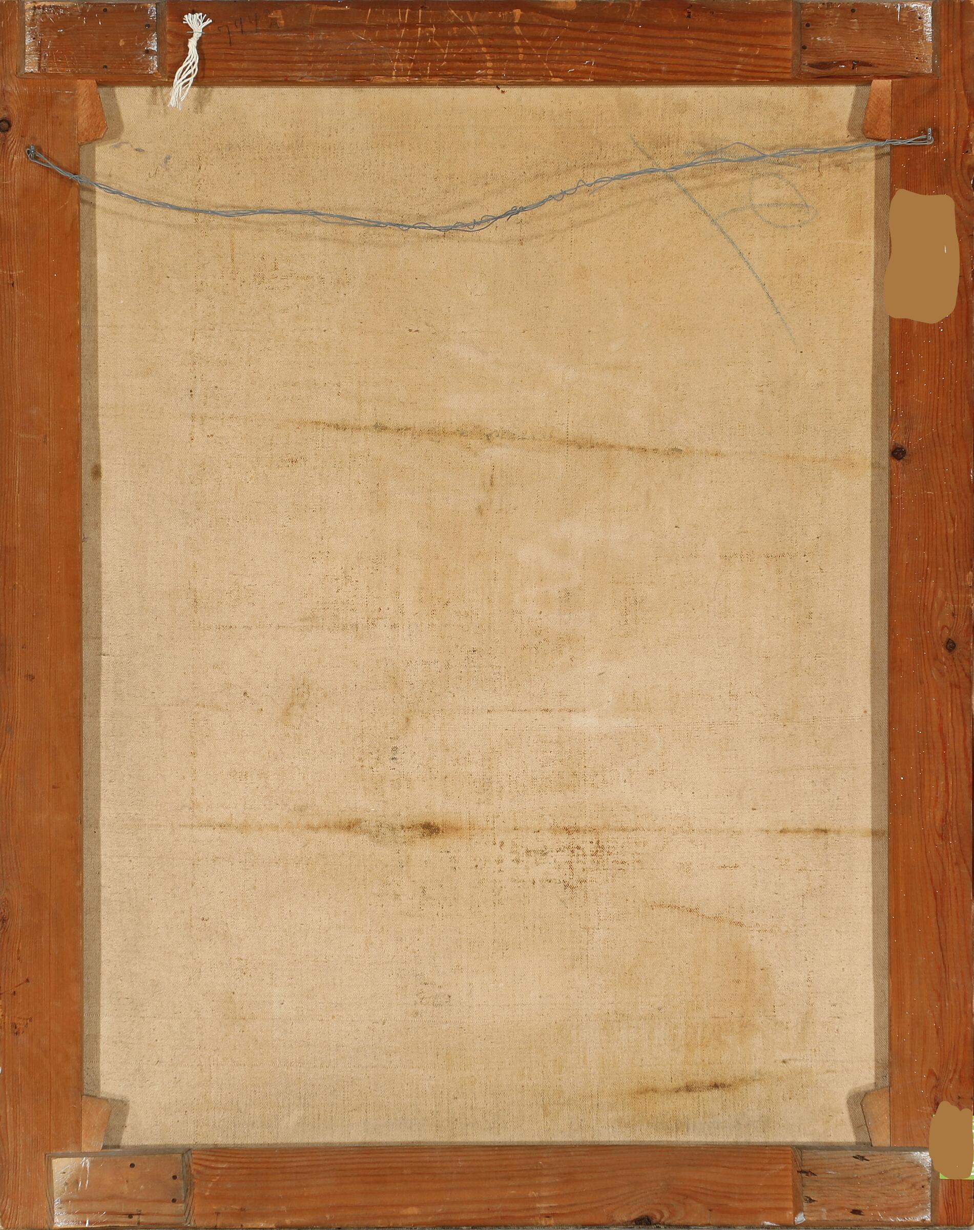 Maler unbekannt, 18. Jahrhundert: Die unbefleckte Empfängnis. Nicht signiert. Öl auf Leinwand auf Leinwand aufgezogen. Ca. 67 × 52 cm. Ungerahmt.