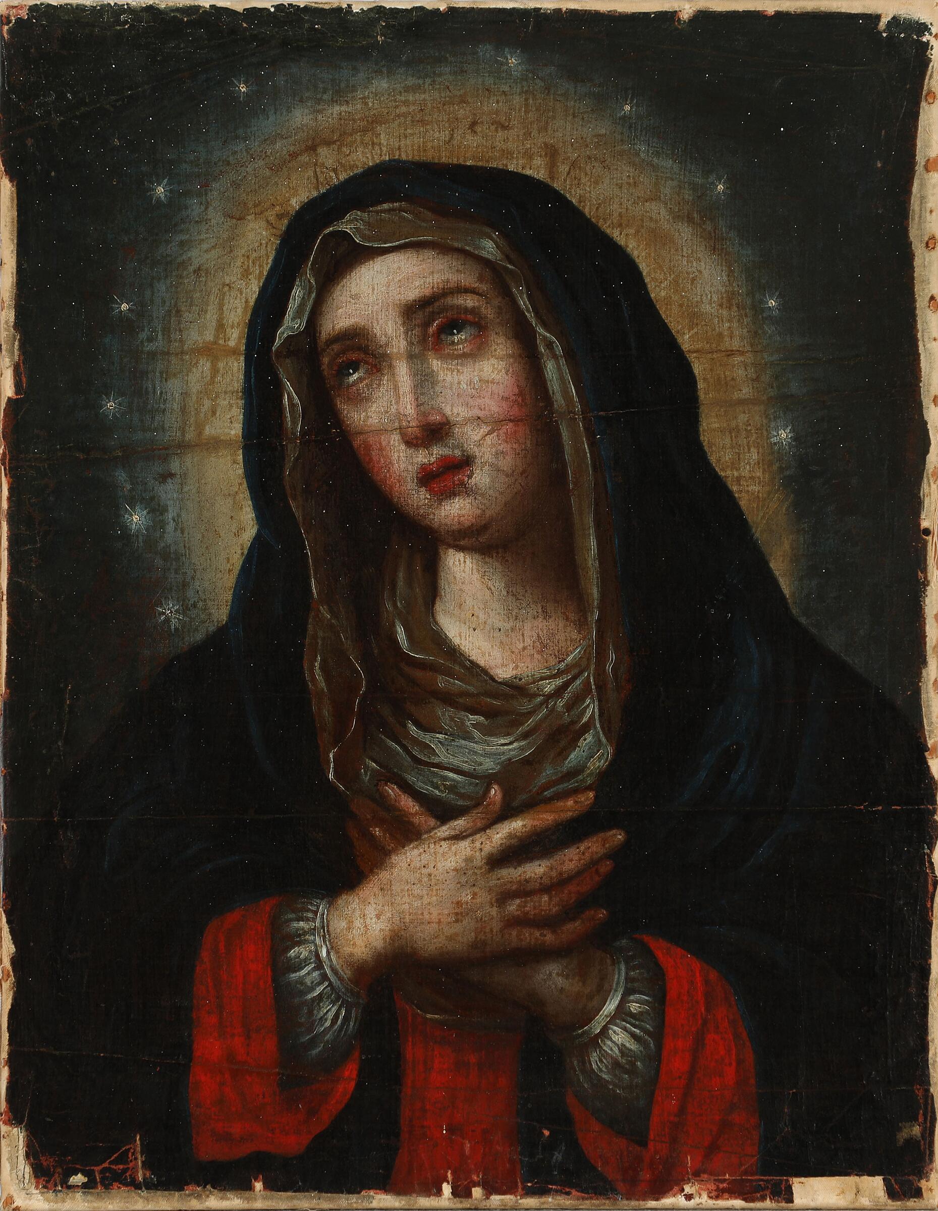 Immaculate Conception des 18. Jahrhunderts, unsigniert (Italienisch) im Angebot