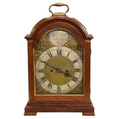 Used 18th Century Thomas Moss, London, Fusee Bracket Clock in Mahogany Case