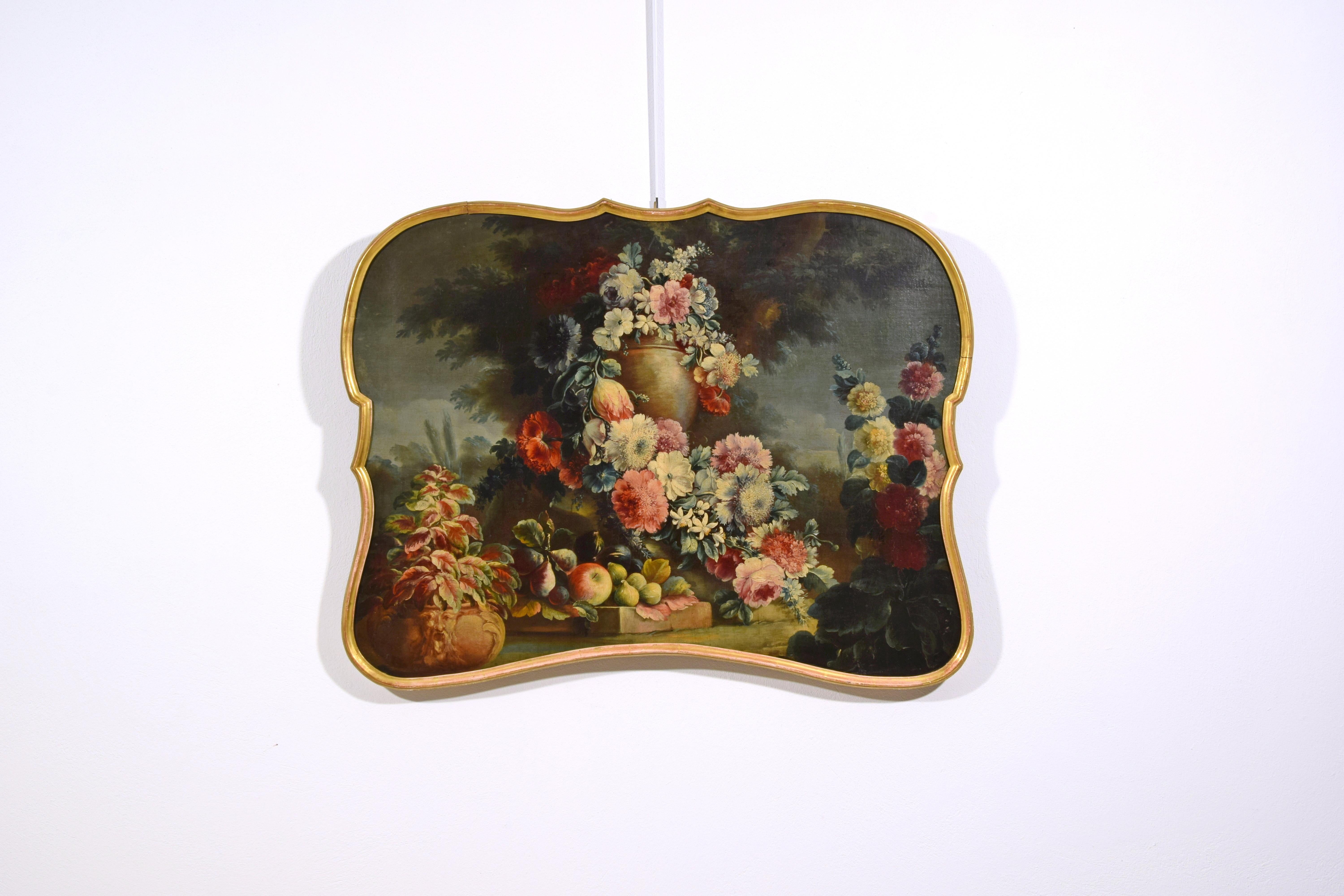18e siècle, trois peintures italiennes représentant des natures mortes de M. A. Rapous en vente 7