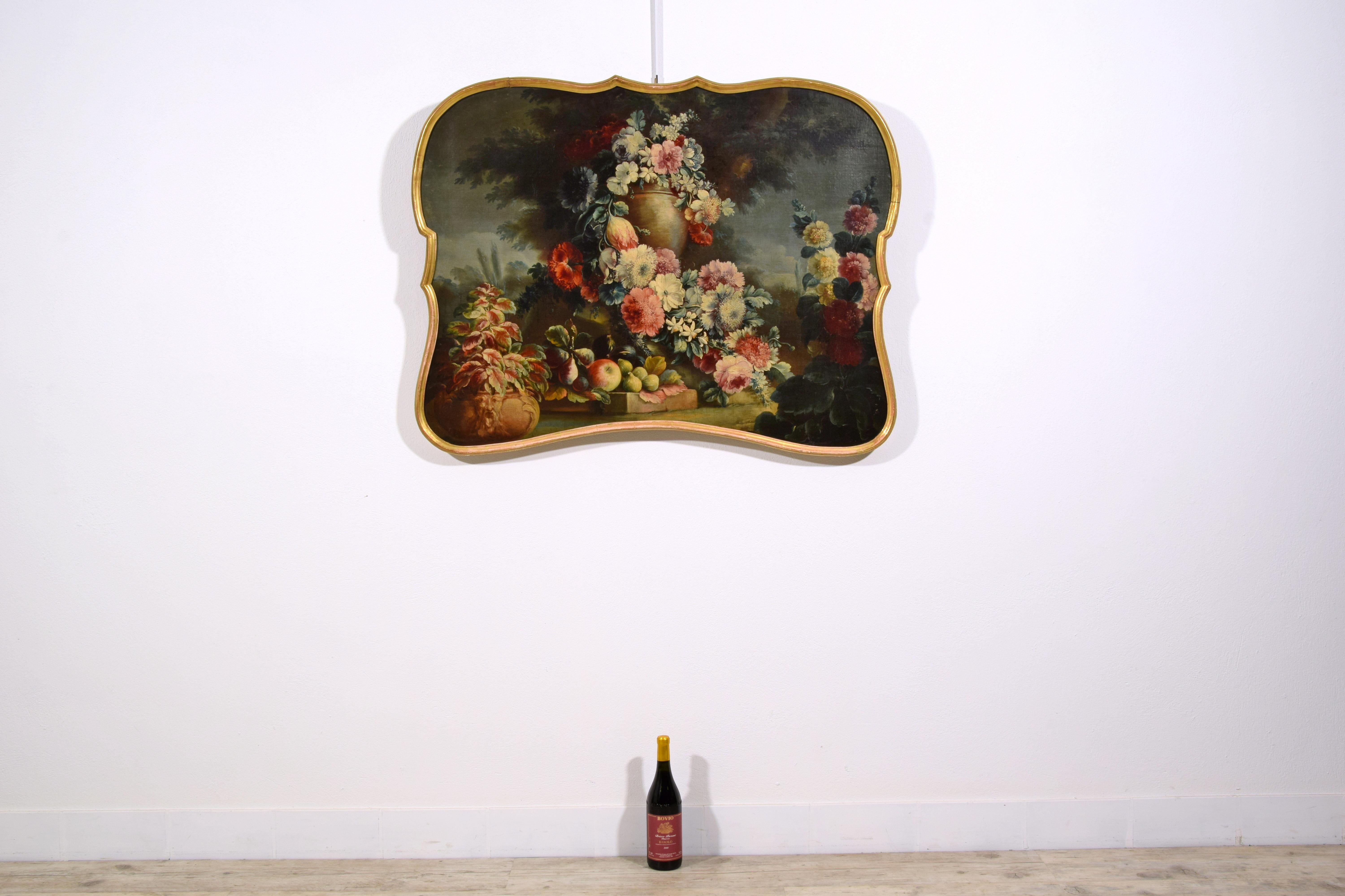 18e siècle, trois peintures italiennes représentant des natures mortes de M. A. Rapous en vente 10