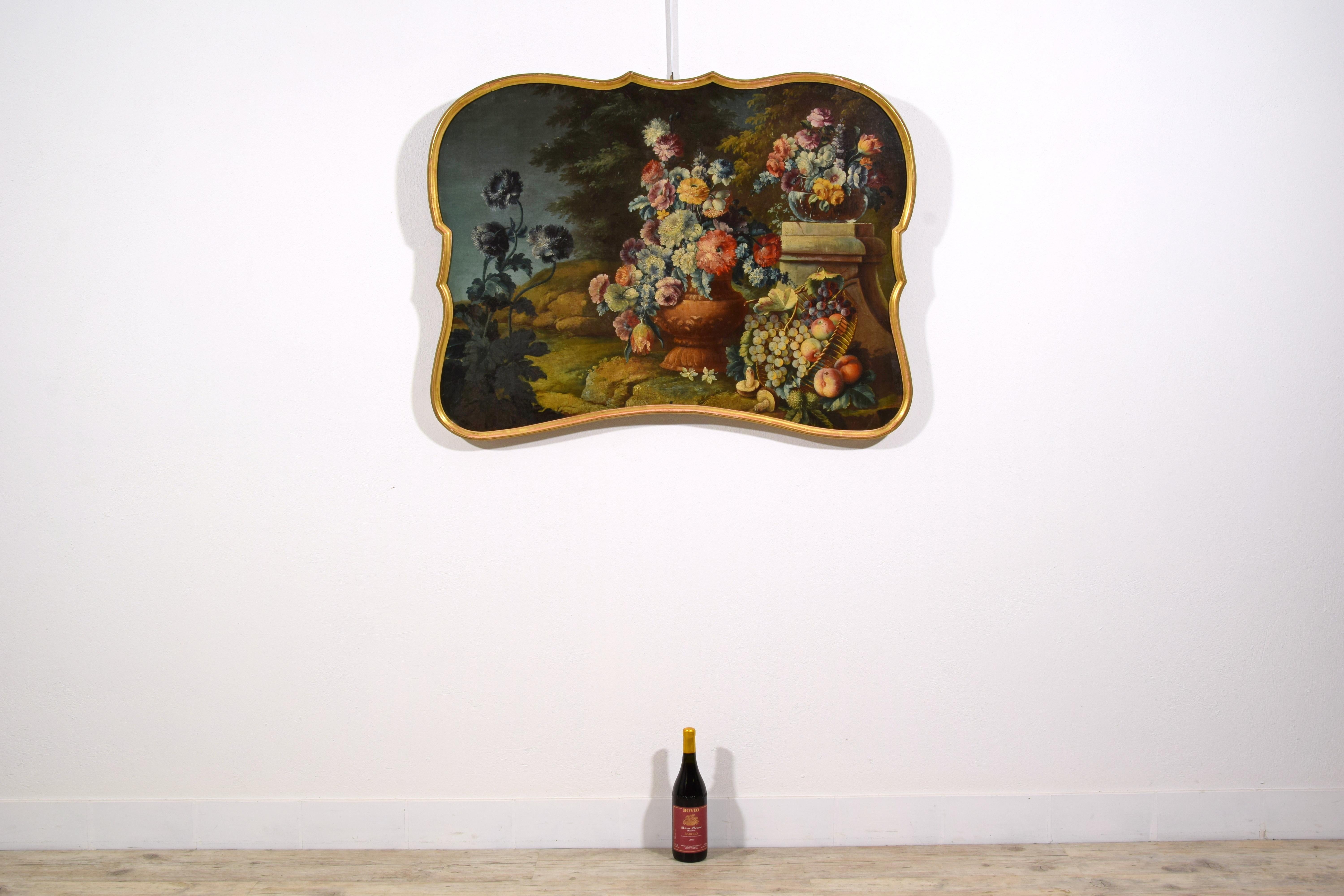 18e siècle, trois peintures italiennes représentant des natures mortes de M. A. Rapous en vente 11